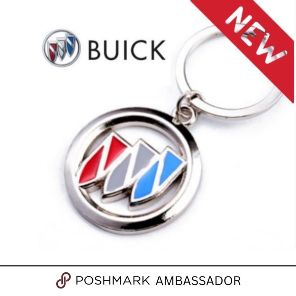 BUICK logo  3D Chrome/Metal Keychain NEW Item